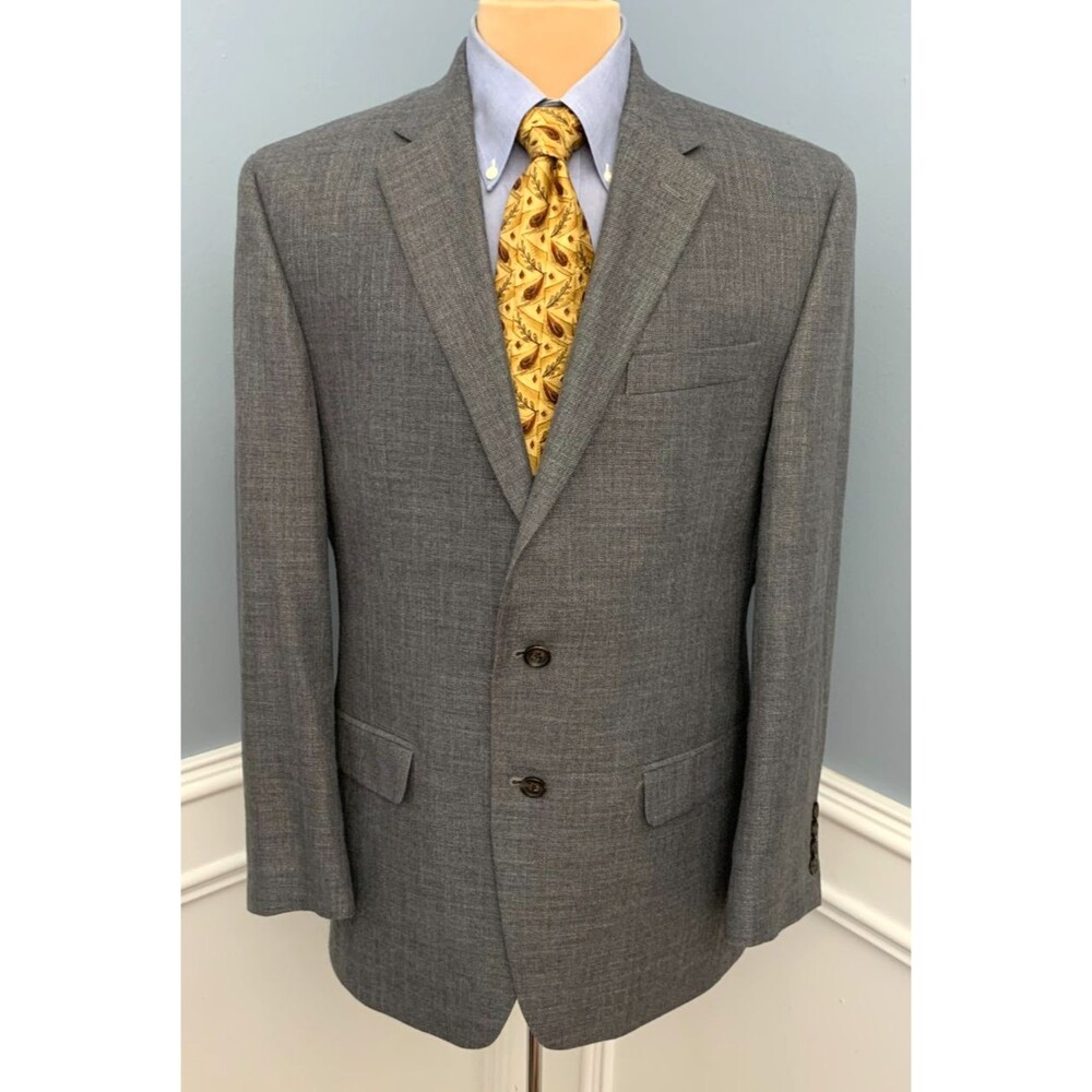 Ralph Lauren Blazer Mens 41R Linen Rayon Textured Twill Jacket Sportcoat